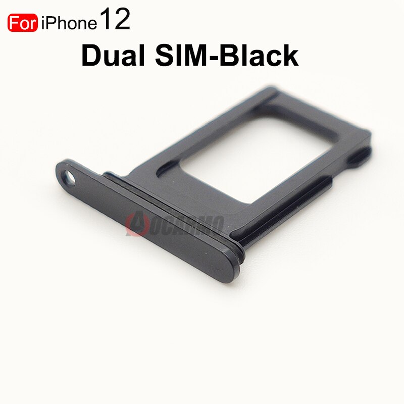 Duplo &amp; único cartão sim para iphone 12 titular bandeja de cartão sim slot titular adaptador soquete peças reposição