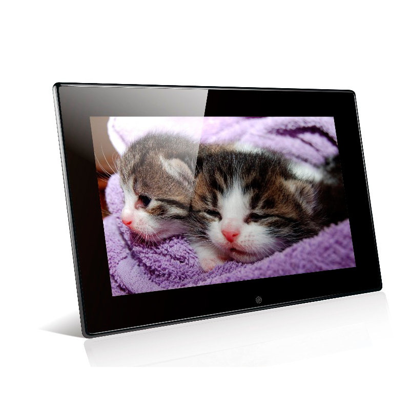 7 Inch Acrylic mirror LCD Digital Photo Frame with Slideshow Alarm Clock MP3 MP4 Movie Player with Remote Desktop