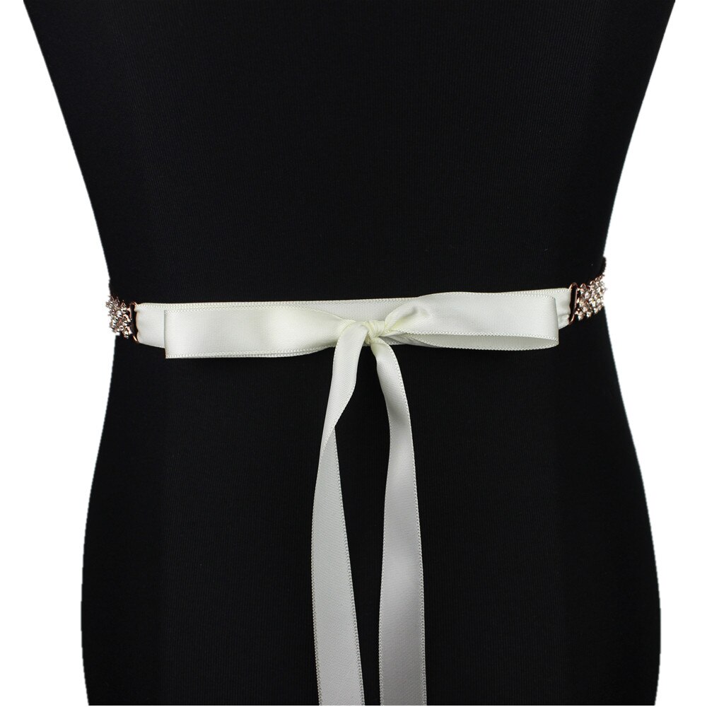 Bridal Belts with Silver Diamond Crystal Bridal Wedding Accessories Belts for Women Wedding Gown