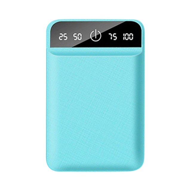 Floveme Mini cartoon portable digital display mobile accessories Single Double USB 10000 mAh battery for Smartphone CE RoHS CCC: 13