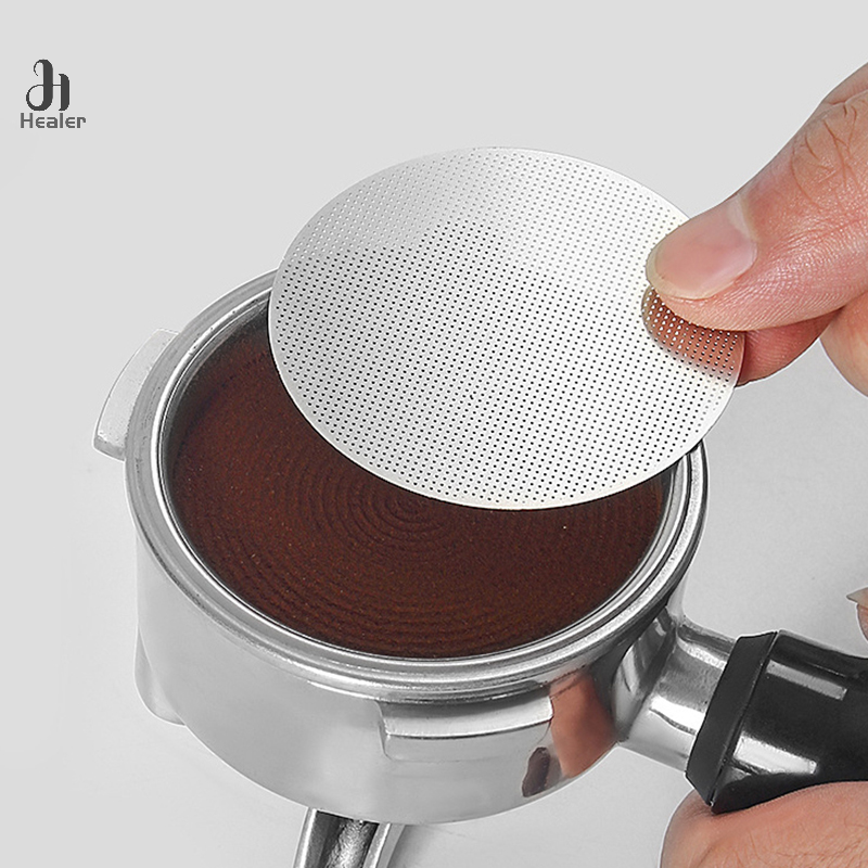 51/53/58mm filtr robić kawy wielokrotnego użytku siatka żaroodporna dzbanek robić kawy filtr robić ekspresu robić kawy robić uchwytu ekspresu robić kawy Puck ekran