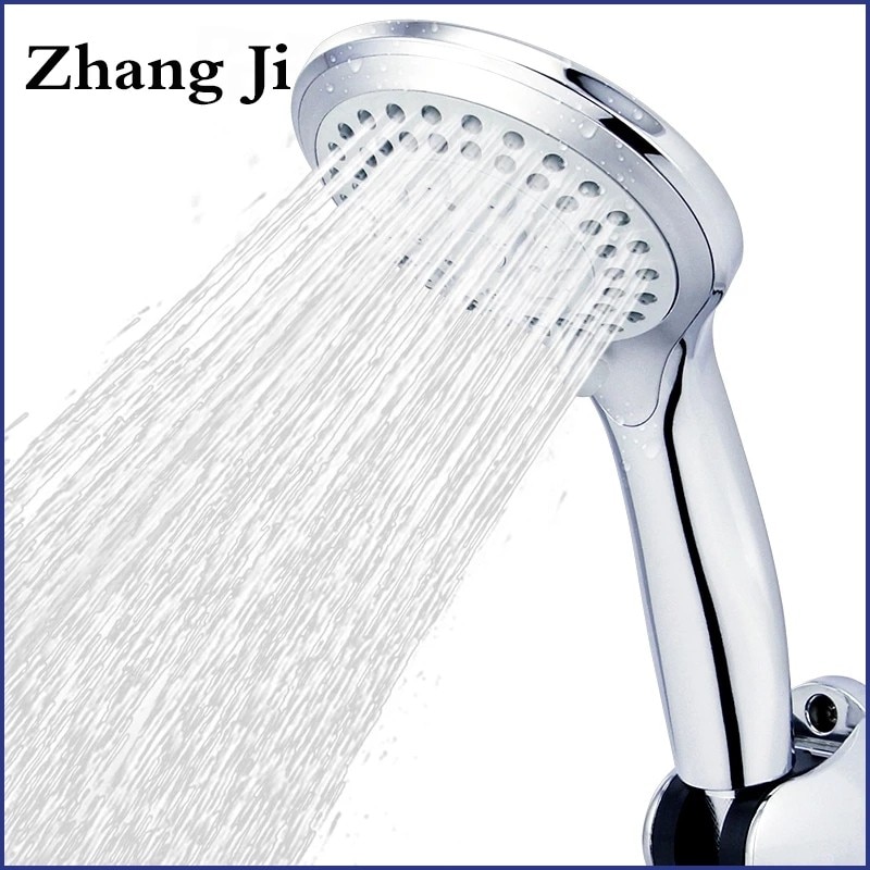 Zhangji Badkamer 5-Modus Douchekop Grote Panel Waterbesparende Nozzle Klassieke Standaard G1/2 Douche accessoires Willekeurige Kleur