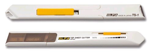 Olfa ts -1/ spc -1/40(142by)/  t -25/ tsb -1 top ark cutter scrapbog kupon skære tryk kontrol funktion kniv tsb -1