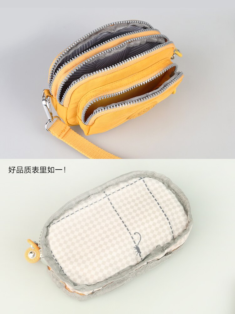 Pochettes en nylon imperméables avec une bandoulière sac de messager pour femme