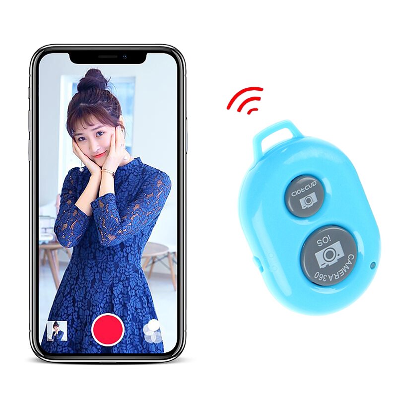 Bluetooth Remote Control Button Wireless Controller Self-Timer Camera Stick Shutter Release Phone Monopod Selfie for ios