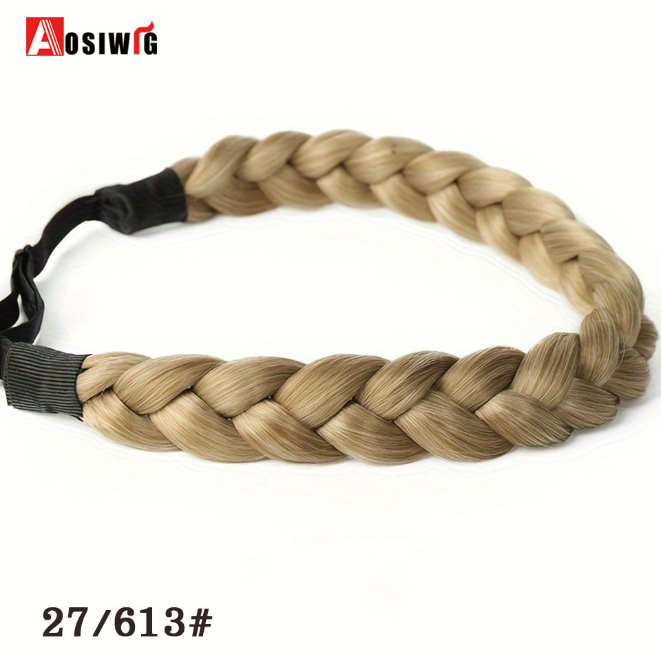 Accesorios para el cabello de para mujeres y niñas, peluca sintética, bandas para el cabello, diadema Vintage, trenzas, diademas, accesorios para peluca de cabello: T4/27/30