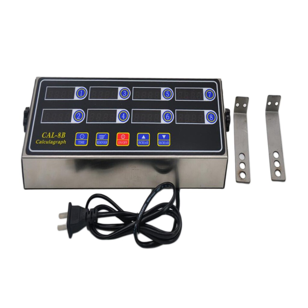 8 Channels Digital Timer Reminder Calculagraph Kitchen Cooking Timer