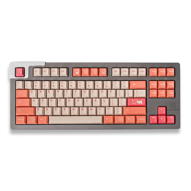 GMK Orange Boi Keycaps Cherry Profile DYE-Sub Mechanical Keyboard Keycap PBT 137 Keys For MX Switch With 6.25U 7U Space Bar