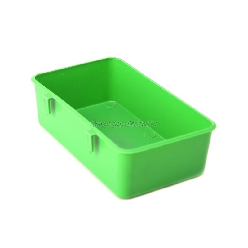 Mad vand plast skål kopper papegøje badning fugl duer bur sand kop fodring