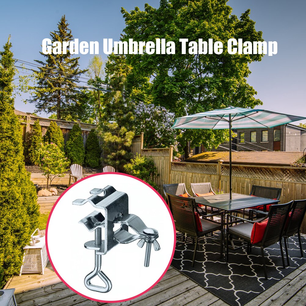Balkon Paraplu Houder Parasol Tafel Klem Patio Strand Paraplu Houder Voor Parasols 24Mm-32Mm Diameter
