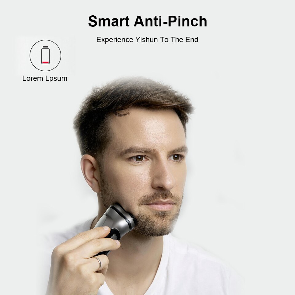 Afeitadora eléctrica Xiaomi Enchen para hombres, afeitadora de barba, cortadora de barba, BlackStone, afeitadora facial 3D, afeitadora de barba tipo C, cortadora recargable por USB
