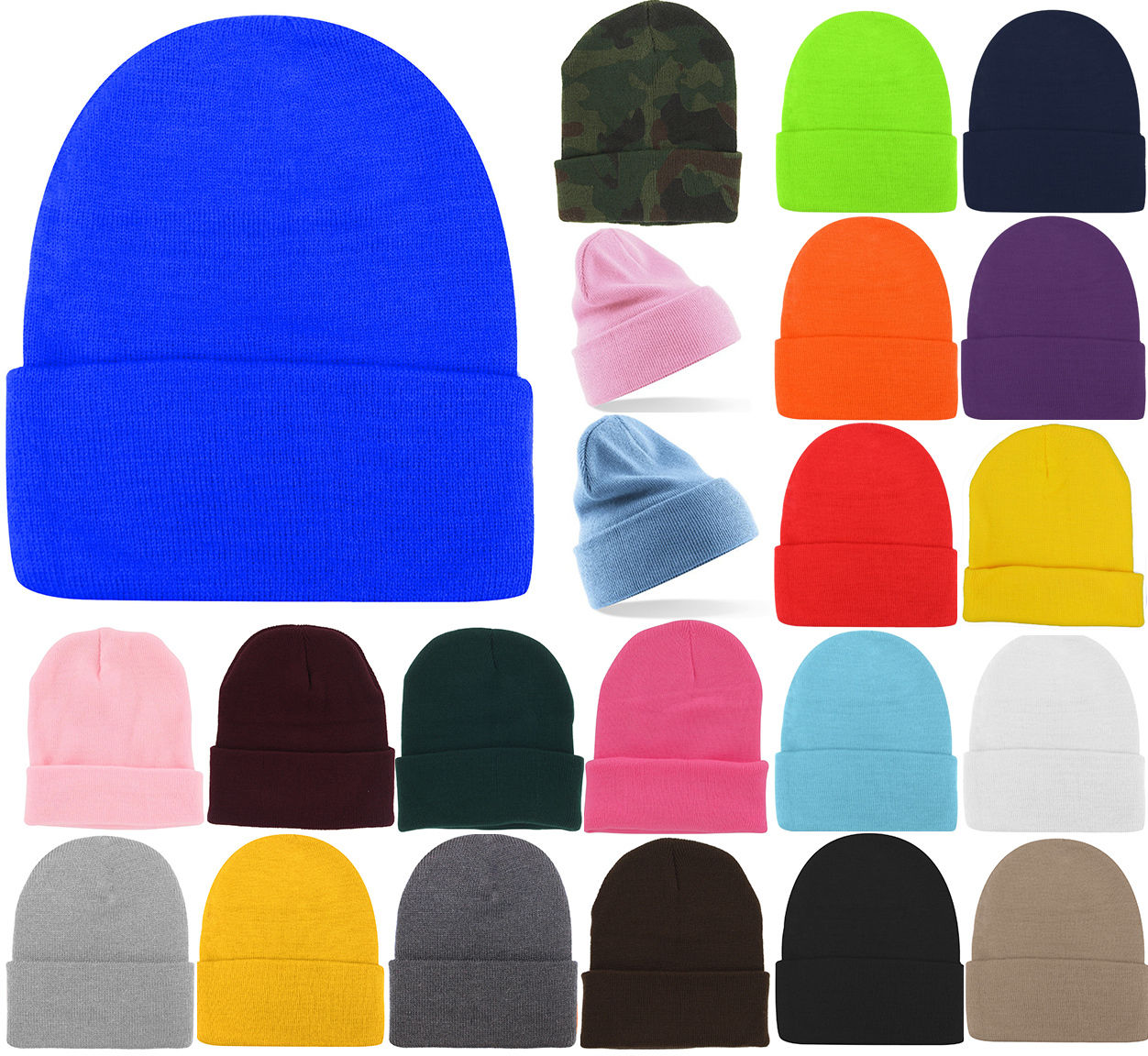 Mistdawn 2022 unisex strikket slouch skullies hunhue hue kvinder mænd efterår vinter varme huer ski cap one size
