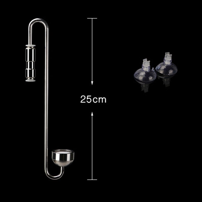 Edelstahl Kohlendioxid Diffusor Zerstäuber System für Aquarium Pflanzen Fisch