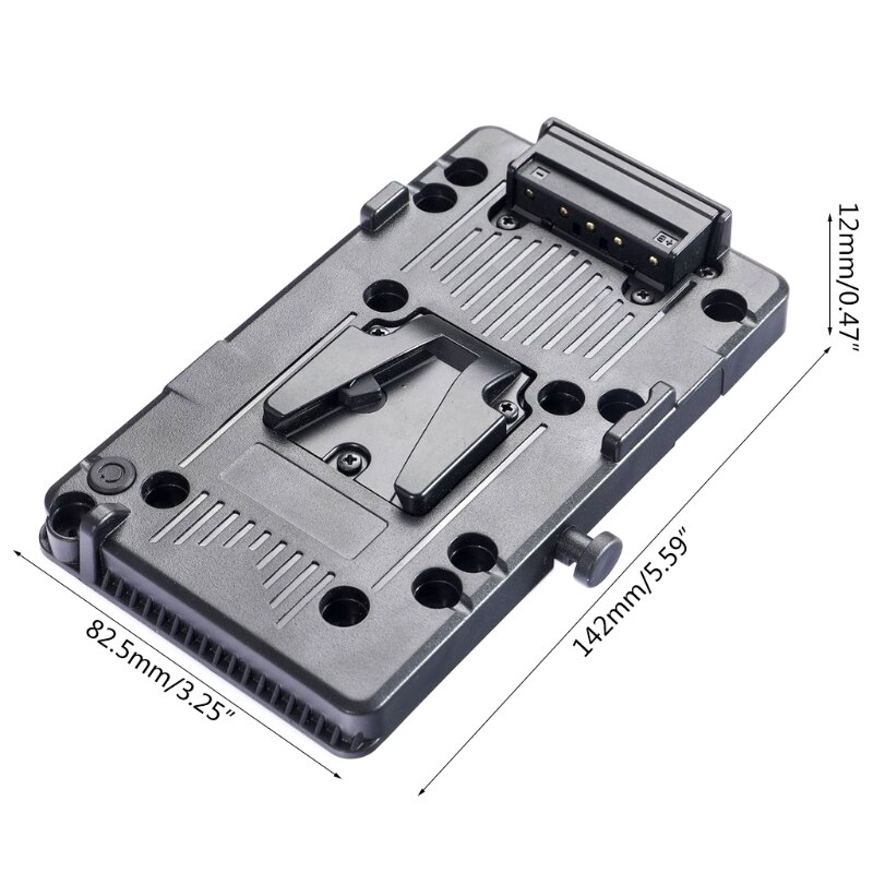 Metalen V-Mount Batterij Kruisje Quick Release Montage V-Lock Mount Plaat Met Schroeven Kit Voor Dslr Camera batterijen Bevestiging