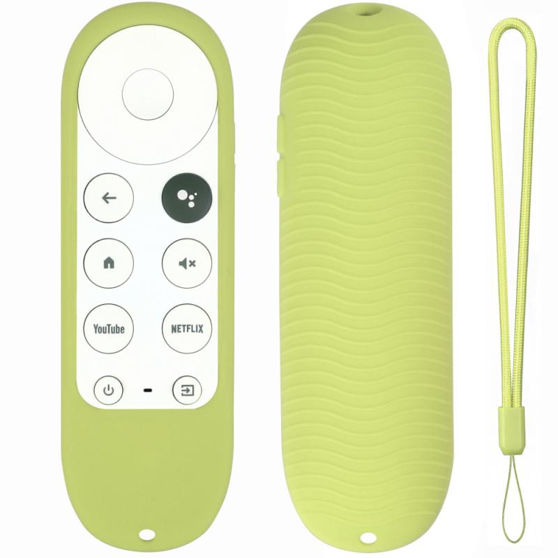 Für Chrome mit Google TV Fernbedienung Silikon Stoßfest und Staub-proof Fall mit Lanyard: 11