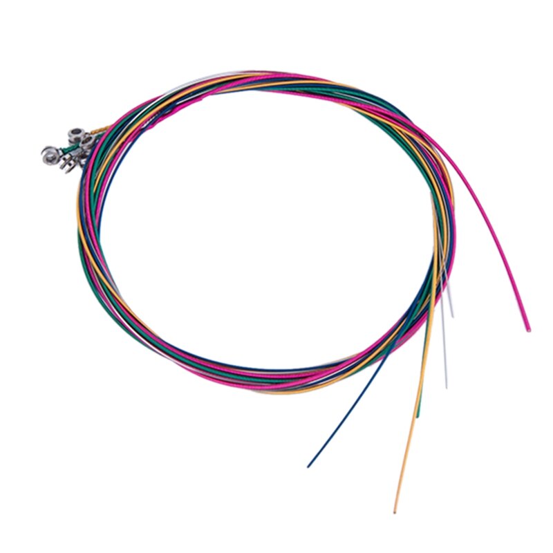 6Pcs Acoustic Guitar String Tuning Peg Tuner Machine Head & 1 Set Acoustic Guitar String Replacement Steel String