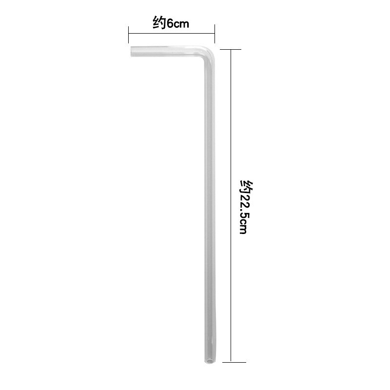 Codo de vidrio, conducto de vidrio, tubo en T, tubo en Y, 60 grados, 90 grados, codo de 120 grados, tubo de vidrio de laboratorio químico