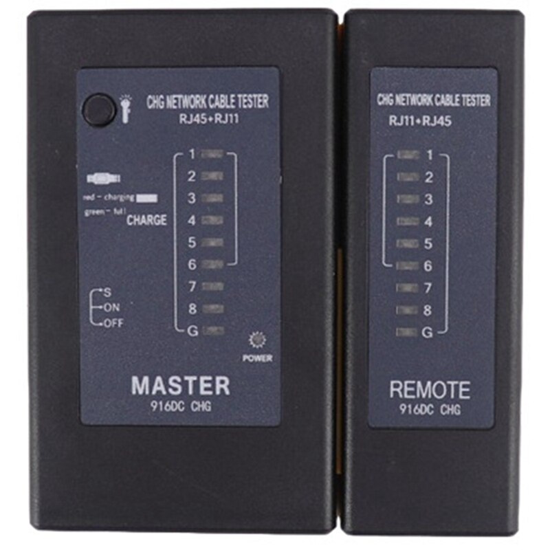 Rechargeable Network Cable Tester RJ45 RJ11RJ12 Network LAN Ethernet RJ45 Cable Tester LAN Networking Tool Repair