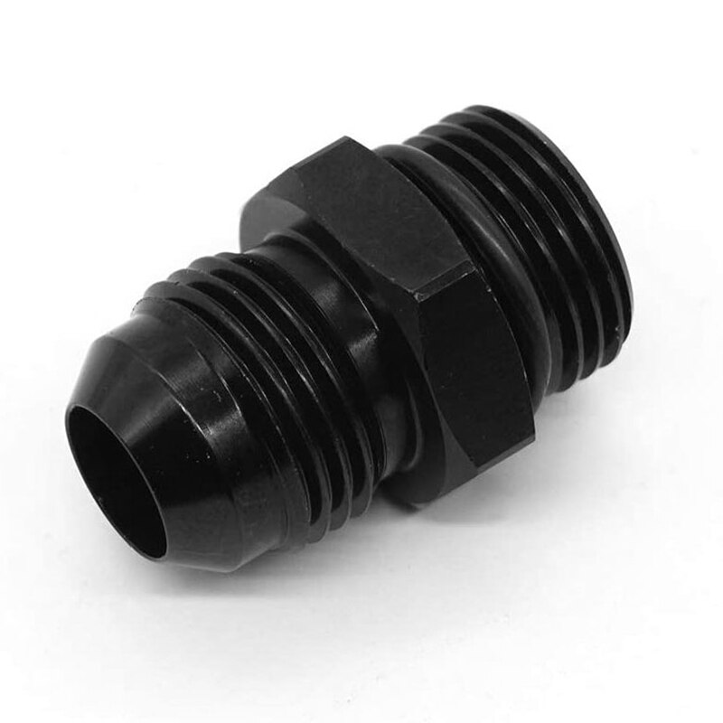 3 Pcs Orb-8 O-Ring Boss AN8 8AN Om AN8 8AN Mannelijke Adapter Fitting-Zwart