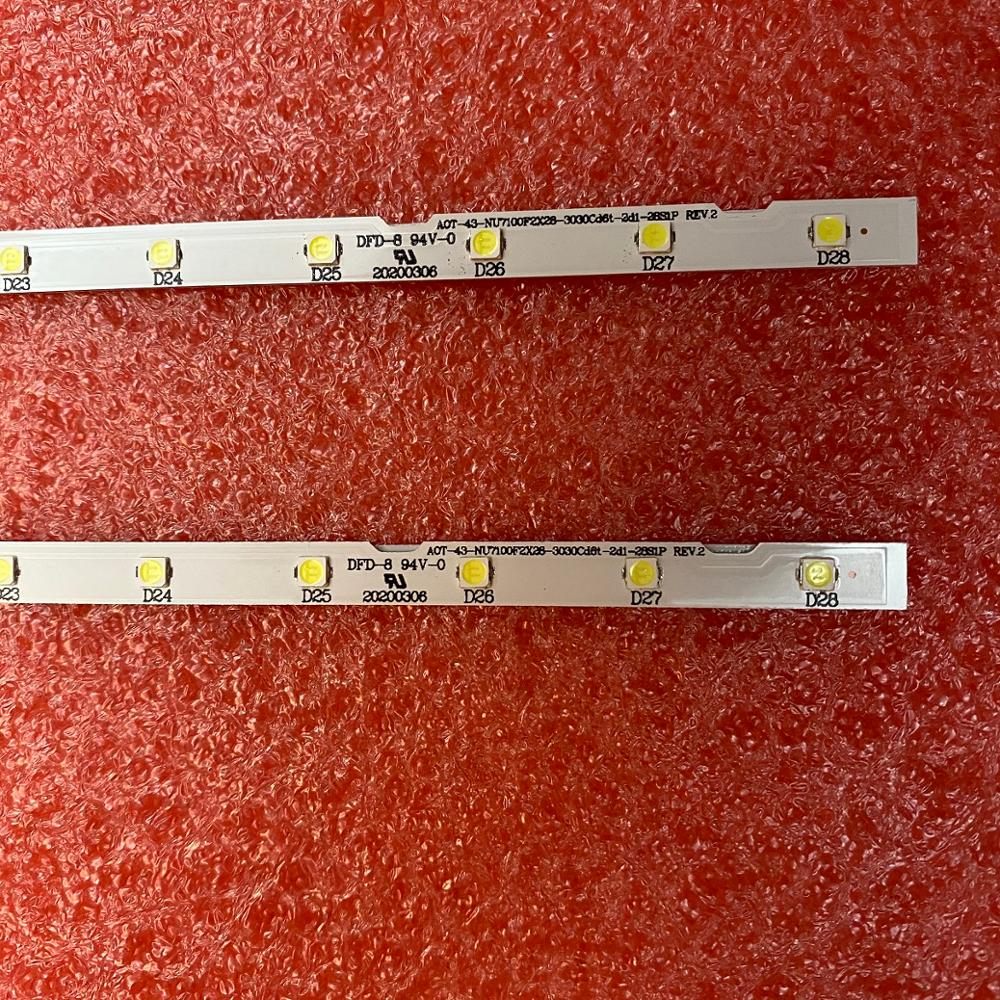 LED Strip Voor Samsung UE43RU7200U UE43N5540AU UE43NU7190S UE43NU7092 UE43NU7090 UE43NU7170 UE43RU7100 UE43NU7120U UE43NU7170U