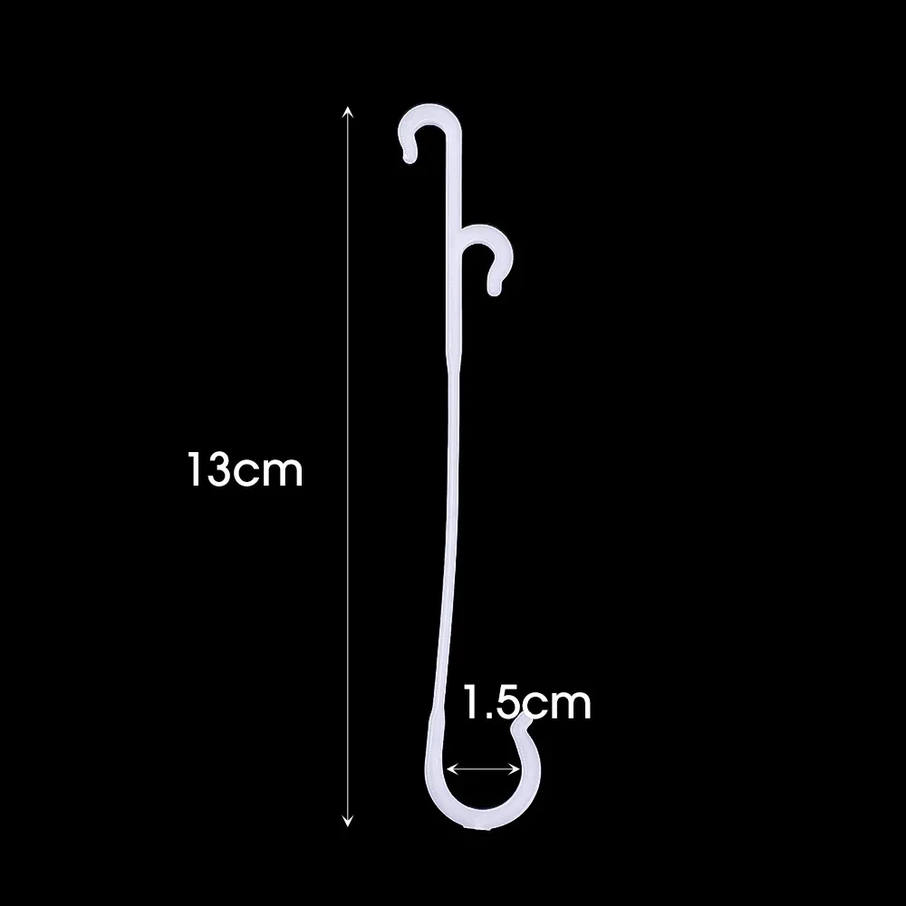 100/1Pcs Plant Tomato Support J Shaped Hooks Reusable Vegetable Plants Trellis Vines Fixed Buckle Hooks For Gardening Supplies: XL / Brown