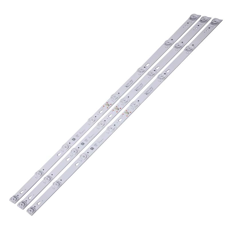 Kit 3 PCS 8LED 69cm LED Backlight strip for L40F3301B L40P-F 4C-LB4008-HR01J 40D2900 40HR330M08A6 V8 L40E5800A L40F3301B