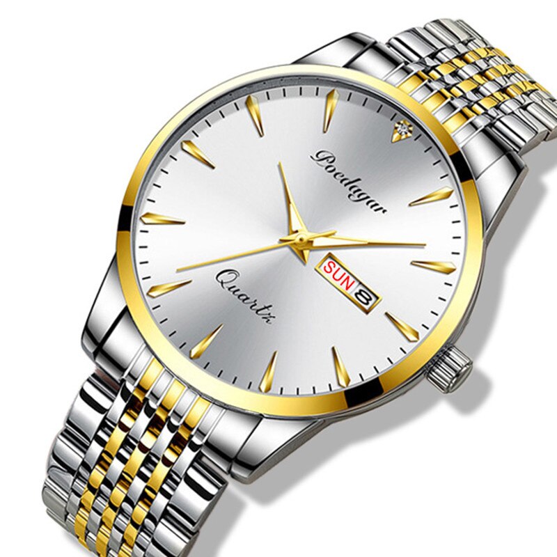 Podagar-reloj deportivo de lujo para hombre, cronógrafo de cuarzo, con fecha, resistente al agua, Masculino,