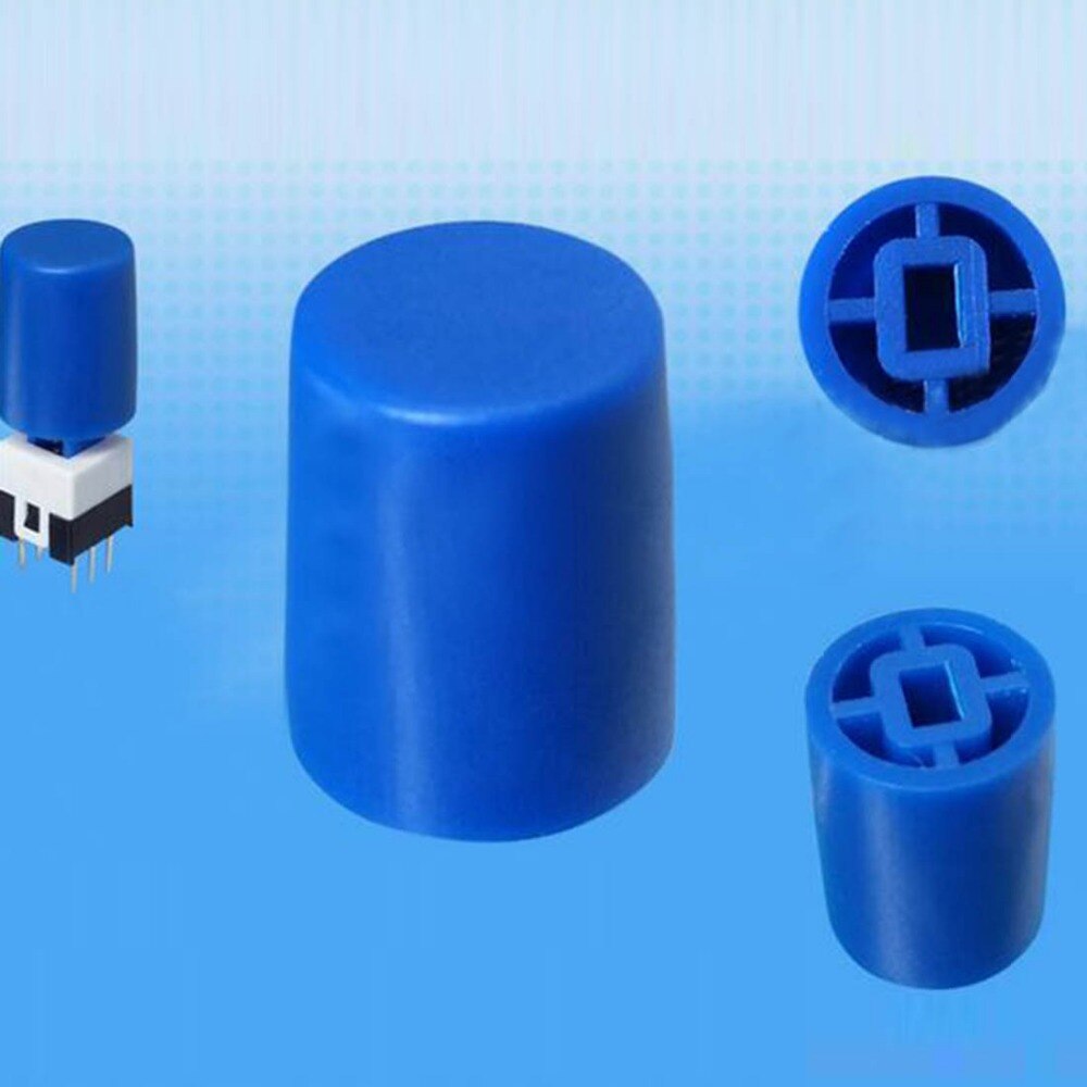 200 stücke 9,5*12mm selbst verriegelung taste cap push button switch cap multi farbe taste kappe für höhe 5,8/7/8/8,5mm