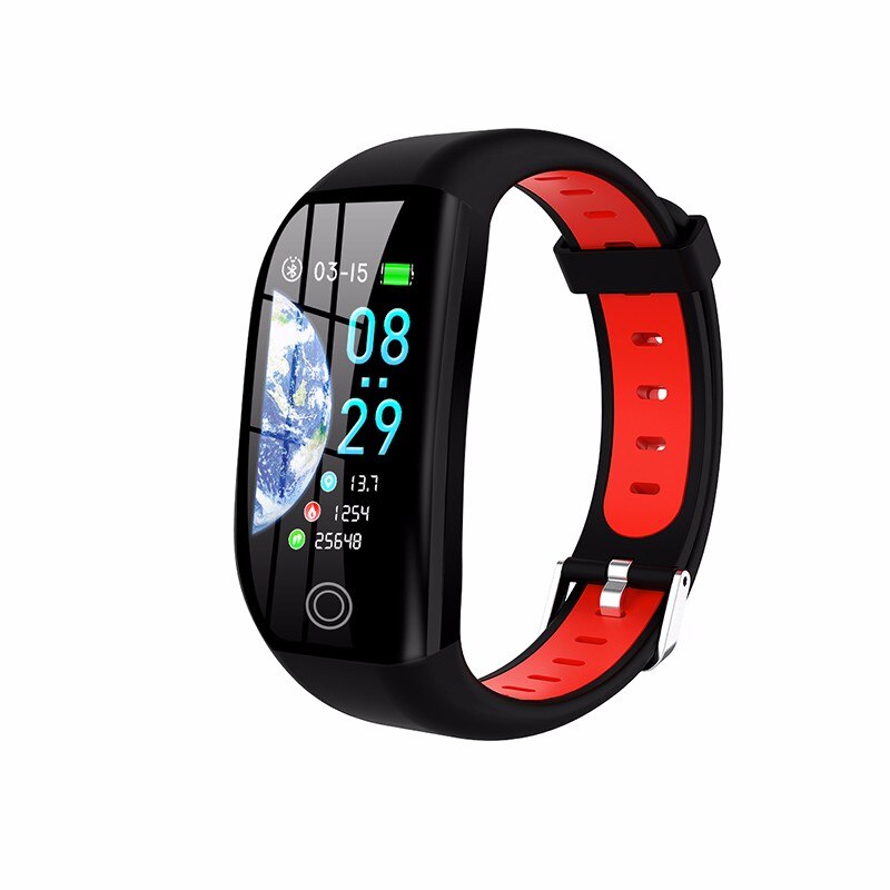 GPS Fitness Tracker Mit Blutdruck Messung Armbinde Gesundheit Cardio Sport Herz Bewertung Blut Pedometer Clever Armbinde: rot Clever Band