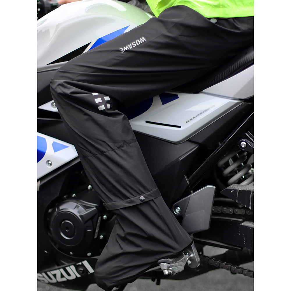 WOSAWE Motocicleta Impermeável Impermeável Masculina Impermeável Terno De Motocross Motocicleta Chuva Jacket Split Chuva Pano