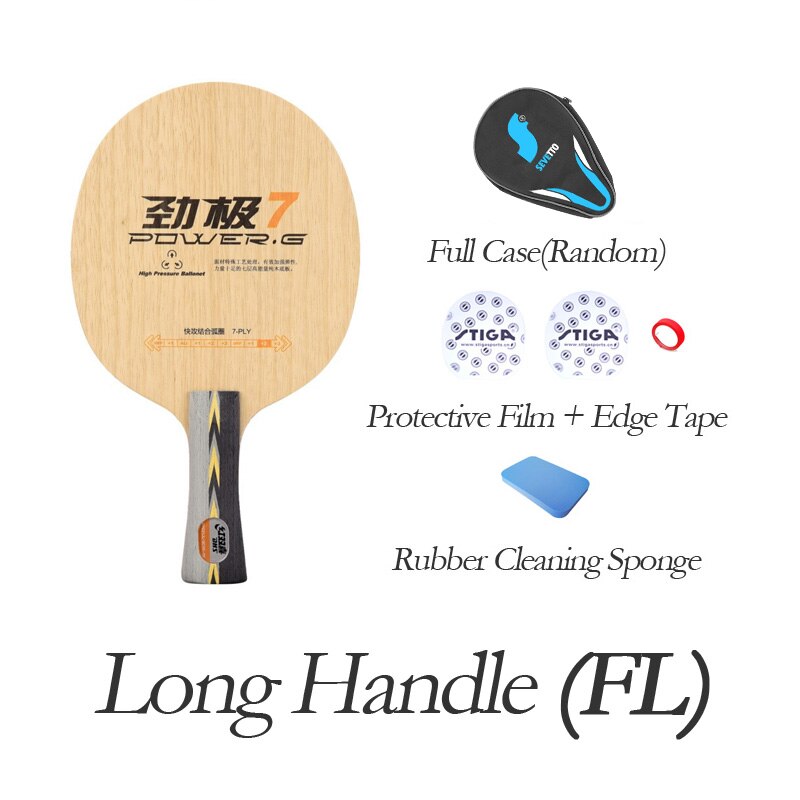 Originele Dhs Power G 7 Tafeltennis Blade (7 Ply Hout) PG7 PG-7 Pg POWER-G 7 Racket Ping Pong Bat Paddle: FL QP FT HMC