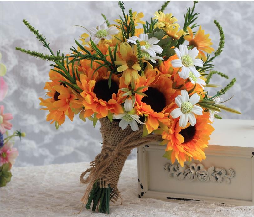 Wedding bouquets flowers artificial flower rose bouquet white bridal bouquets Beautiful Wedding Bouquet Gorgeous Beaded Cry: Default Title