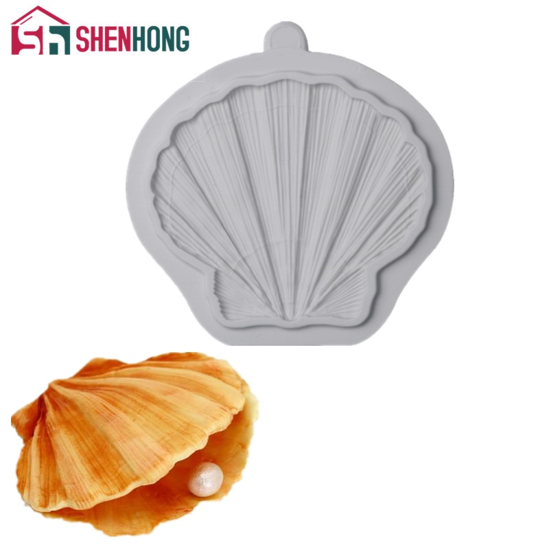 Clam Shell Siliconen Mal Voor Fondant Taart Decor Cupcakes, Sugarcraft, Koekjes, Snoepjes, Kaarten En Klei Bakvormen