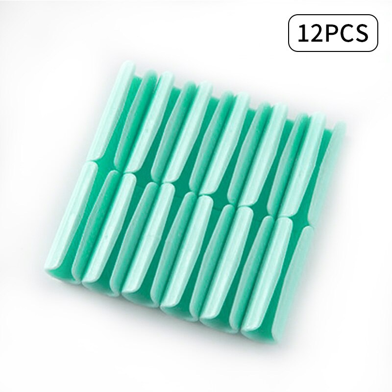 Plastic Antislip Klem Quilt Bed Cover Grijpers Fasteners Matras Houder Voor Lakens Thuis Wasknijper 12 Stuks Laken clips: Green