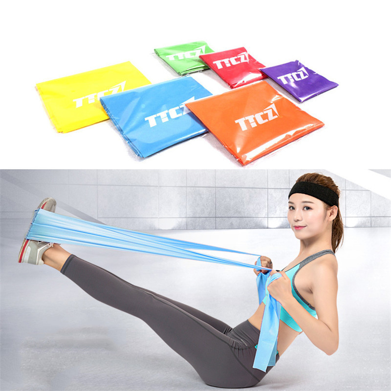 TTCZ Gym Fitnessapparatuur Krachttraining Latex Elastische Resistance Bands Trektouw Crossfit Yoga Rubber Loops Sport Pilates