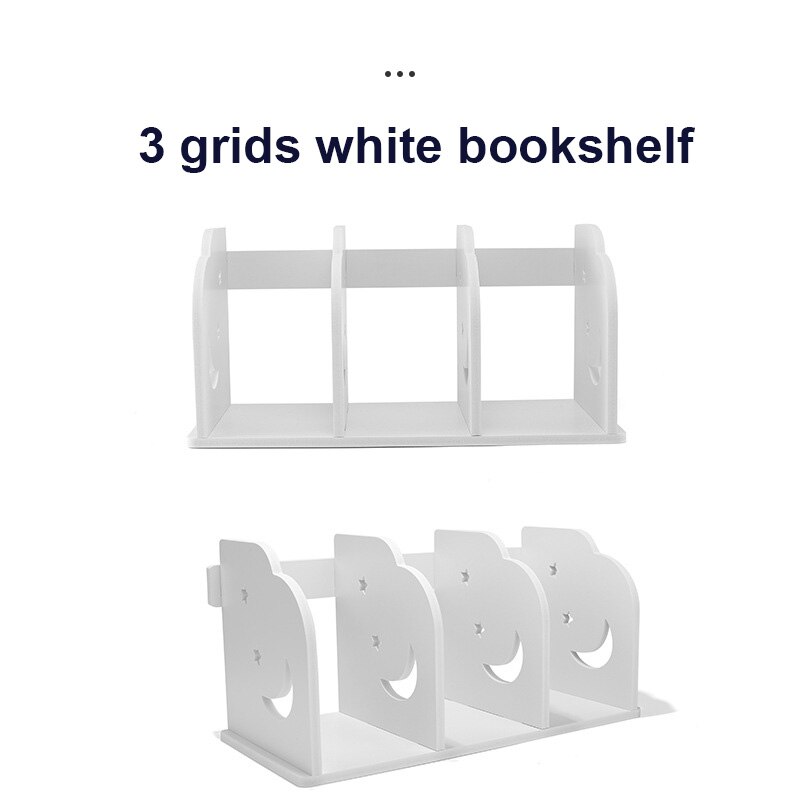 3 Grids Multifunctionele Document Trays Bestand Papepr Brief Houder Briefpapier Opslag Waterdichte Bureau Organizer Office Accessoires: White bookshelf