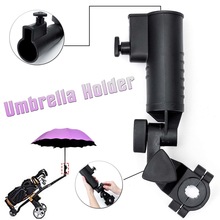 Universel justerbar roterbar paraplyholderstander til buggy klapvogn barnevogn vogn golfvogn fiskeri cykel cykel