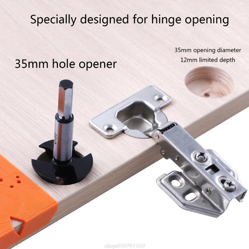 Houtbewerking Gereedschap Forstner Boor Gatenzaag Frezen Opener 35Mm Scharnier Cutter Gereedschap 12Mm Diepte S29 22