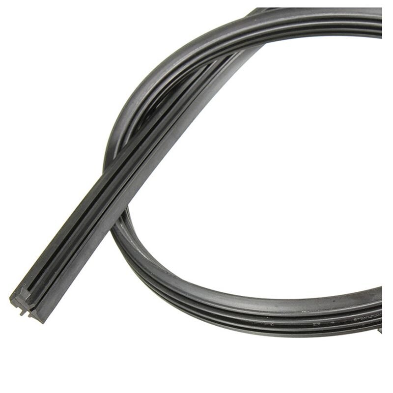 1x Silicone 20 Inch 6mm Wiper Blade Refill & 2PCS 24 Inch 6mm Frame Windshield Wiper Blade Refill Car Bus Silicone