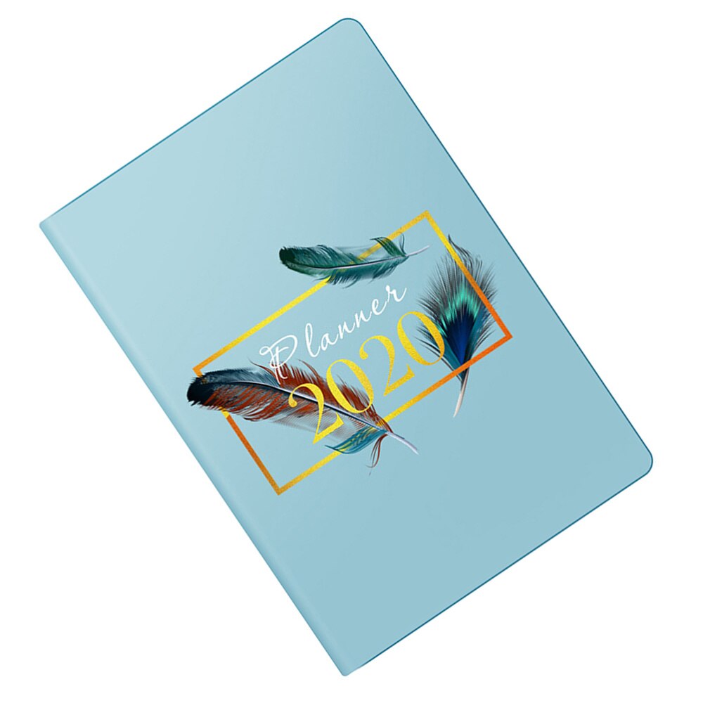 1Pcs A5 Planner Efficiency Agenda Schedule Notebooks Diary Stationery for School Office(Red): Picture 4