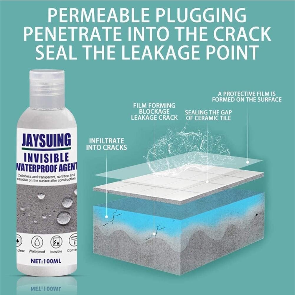 Roof bathroom Leak-proof Artifact Waterproof coating Penetrating Leak-trapping Seepage Home Glue Spray Waterproof Wall Spra L7J2