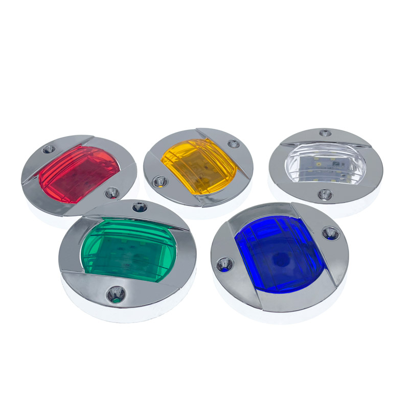 1 kpl  dc12v/24v veneen peräpeilin led-perävaloa pyöreä kylmänvalkoinen led-takavalo jahtilisävaruste sininen/valkoinen/keltainen/vihreä/punainen