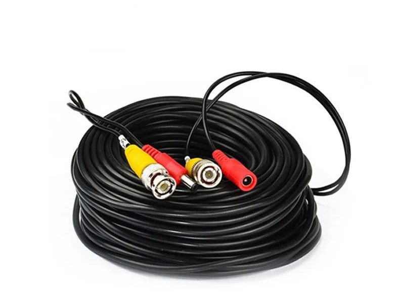 Kable kamery AHD 5M/10M/15M/20M/30M wyjście kabla BNC dla kabelu wtyczki DC dla analogowego AHD CCTV DVR Drop Shipping