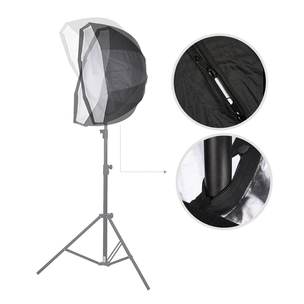 Godox 120cm/47,2 in Tragbare Falten Achteck Softbox Regenschirm Brolly Reflektor Foto Studio Blitz Speedlite Reflektor Diffusor