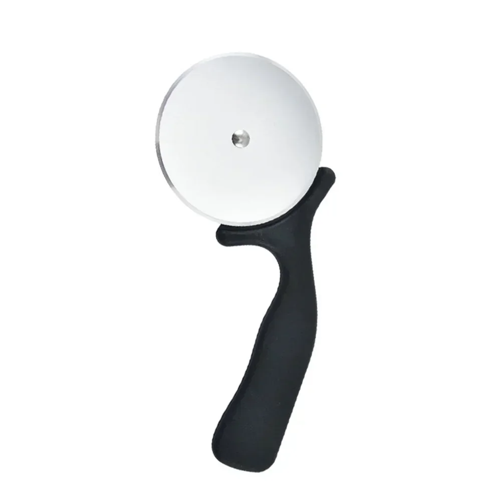 Edelstahl Roller Cutter Pizza Messer Pizza Schneider Küche Zubehör Gebäck Cookie Kuchen Roller Rad Schere Schneiden Hause: Licht Gelb