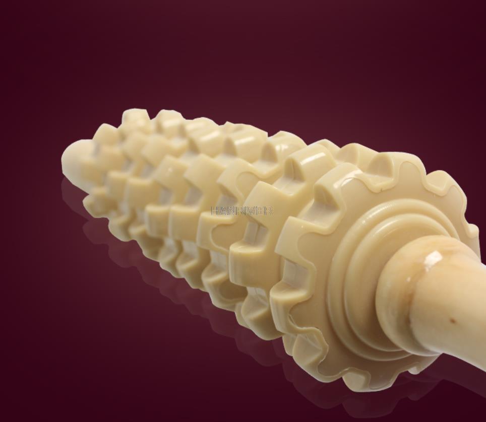 Wooden sports roller body leg trigger point muscle roller rod massage health care massage stick portable massager
