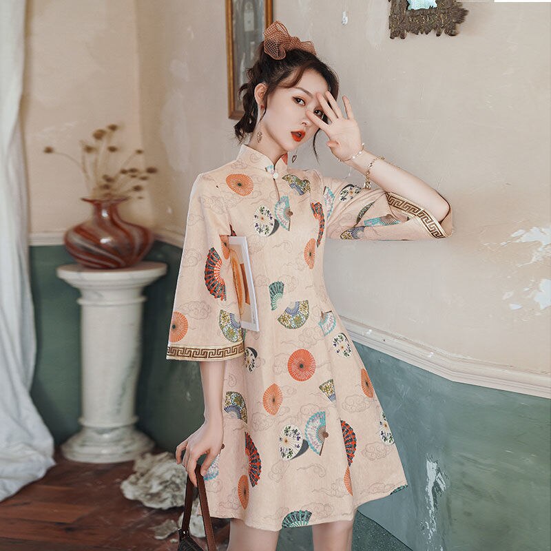 Chinese Traditional Cheongsam Sexy Women Party Dre... – Grandado