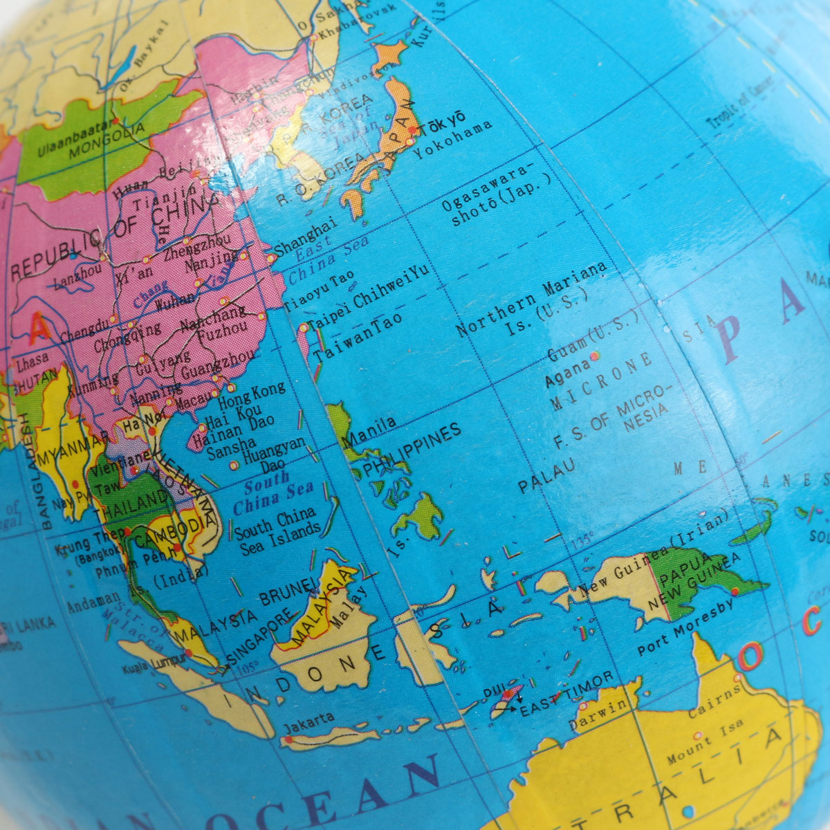 World Globe Atlas Map With Swivel Stand For Home Office Decor Craft School Supplies Beach Ball Kids Learning Educational Map Toy