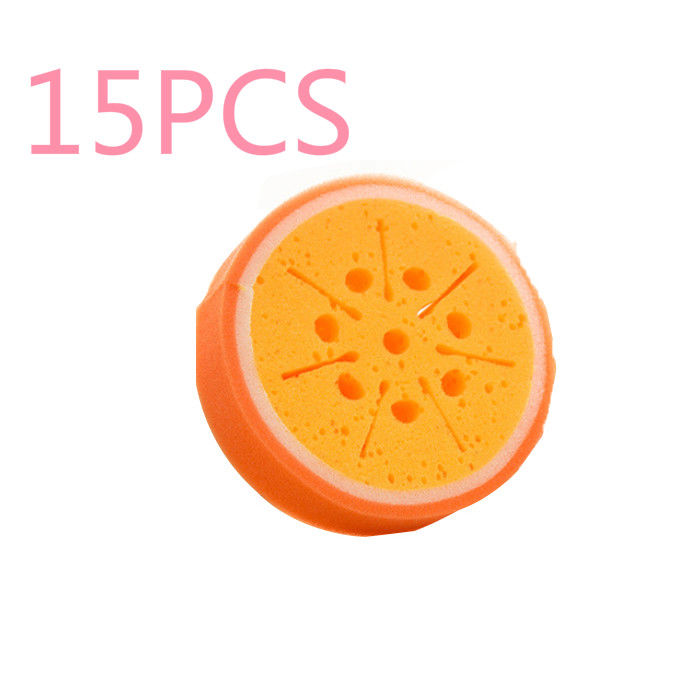 15/8/3 Pcs Leuke Fruit Aardbei Spons Vaatdoek Doekjes Spons Hand Keuken Wassen handdoek Tool 14.5*12 Cm: 03  15PCS