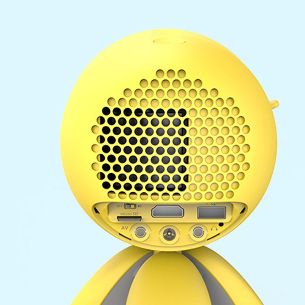 1 Pcs Yg220 Projector Home Mini Micro Led Mobile Phone With Screen Portable High-Definition Projector